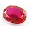 Image 2 : 12.75ct Oval Cut Pinkish Red Natural Ruby GGL