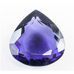 60.82ct Pear Cut Purple Amethyst GGL