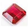 Image 2 : 36.90ct Emerald Cut Red Natural Ruby GGL