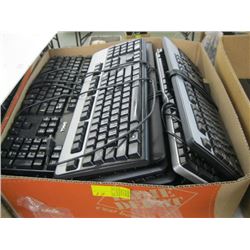 BOX OF ASSORTED KEYBOARDS