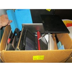 LG. BOX OF TABLET COVERS