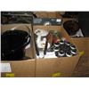 Image 1 : LG. LOT OF ASST. BAKING WARE, POTS AND PANS, SPICE RACK, ETC.