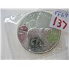 Image 1 : CANADIAN 1 OZ. SILVER COIN WITH A BEAR, .999 (TAX EXEMPT)