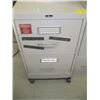 Image 1 : 2 DRAWER LEGAL FILING CABINET ON CASTERS