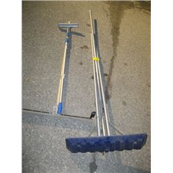 ROOF SNOW SCOOP AND 2 SQUEEGIES