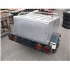 Image 2 : ALUMINUM MOTORCYLE TRAILER (NO PAPERS) WITH SMALL PROPANE TANK