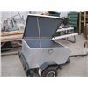 Image 3 : ALUMINUM MOTORCYLE TRAILER (NO PAPERS) WITH SMALL PROPANE TANK