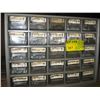 Image 1 : MULTI DRAWER STORAGE CABINET WITH ASST. NUTS & BOLTS