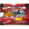 Image 2 : BOX OF MISC. SCREWDRIVERS, MEASURING TAPES, FILES, PIPE CUTTER, SOLDER, PIPE WRENCH, STAPLER, ETC.