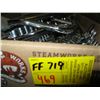 Image 2 : LG. BOX OF ASST. SOCKETS & RATCHETS, WRENCHES, ETC.