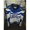 Image 1 : LEATHER SUZUKI RIDING JACKET