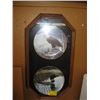 Image 1 : FRAMED EAGLE & LOON COLLECTOR PLATE SET