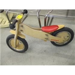 WOODEN PUSH BIKE