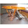 Image 2 : SLAB TOPPED WOOD BASED TABLE