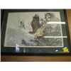 Image 1 : FRAMED NUMBERED PRINT OF "THE HAWK" NO. 25 OF 60 BY JOHN SALSNEK