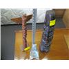 Image 1 : CARVED TOTEM POLE, CANDY DISH & ANOTHER HEAVY CARVED TOTEM