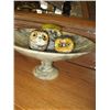 Image 2 : 3 MARBLE LIKE OWLS & A MARBLE LIKE DISH