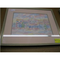 SIGNED WATERCOLOUR BY M. MADEIRA