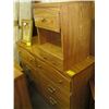 Image 2 : 4 PIECE BEDROOM SUITE, MIRRORED DRESSER, CHEST OF DRAWERS & 2 NIGHT STANDS