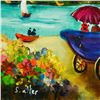 Image 2 : Shlomo Alter, Original Acrylic Painting on Canvas, Hand Signed with Letter of Au