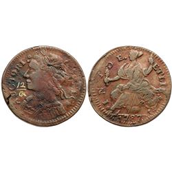1787  M.12-Q  R3  MBL  Overdate 1787/1887  VF30.
