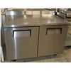Image 1 : TRUE 48" STAINLESS STEEL 2 DOOR WORKTOP FREEZER