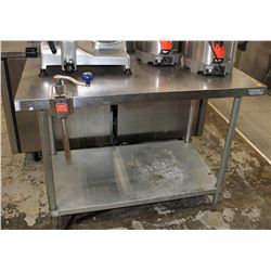 48" STAINLESS STEEL PREP TABLE