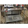 Image 1 : 48" STAINLESS STEEL PREP TABLE