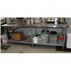 Image 1 : 8FT SS PREP TABLE WITH SINK ATTACHEMENT,