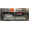 Image 1 : 7FT STAINLESS  STEEL PREP TABLE
