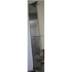 STAINLESS STEEL WALL SHELF, 96" X 12" COMES WITH