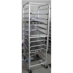 12 TIER BUN PAN RACK WITH CONTENTS