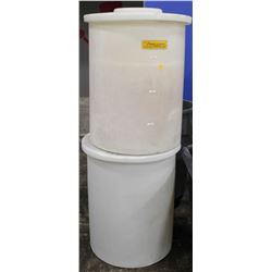 PAIR OF ZEEBEST DRY STORAGE BARRELS