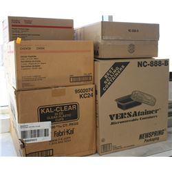 LARGE LOT OF ASSORTED TAKE HOME MICROWAVEABLE