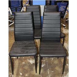 LOT OF 4 HIGHBACK CHAIRS