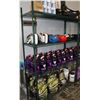 Image 1 : 4 TIER GREEN METRO RACK, 47" X 18" X 75"