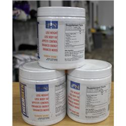 LOT OF 3 THERMOXYN THERMOGENIC WEIGHTLOSS