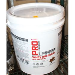 2.27KG BUCKET OF GNC PRO PERFORMANCE WHEY PROTEIN