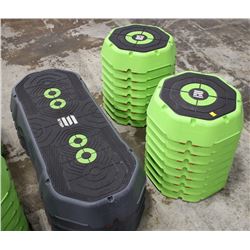 LOT OF 4 ESCAPE STEP PLATFORMS WITH 16 RISERS