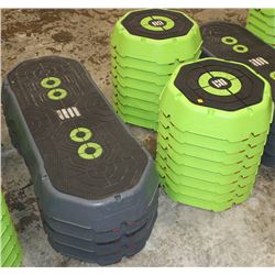 LOT OF 4 ESCAPE STEP PLATFORMS WITH 16 RISERS