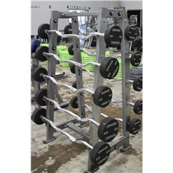 HAMMER STRENGTH BARBELL RACK - HOLDS 10