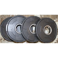 LOT OF 4 HAMMER STRENGTH 5LB FREE WEIGHTS