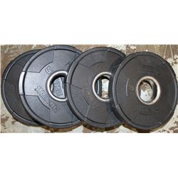 LOT OF 4 HAMMER STRENGTH 5LB FREE WEIGHTS