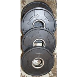 LOT OF 4 HAMMER STRENGTH 5LB FREE WEIGHTS