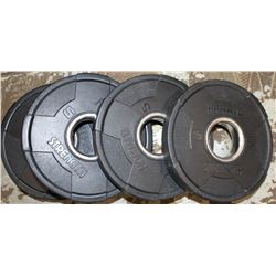 LOT OF 4 HAMMER STRENGTH 5LB FREE WEIGHTS