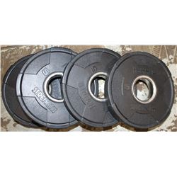 LOT OF 4 HAMMER STRENGTH 5LB FREE WEIGHTS