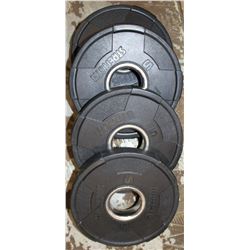 LOT OF 4 HAMMER STRENGTH 5LB FREE WEIGHTS