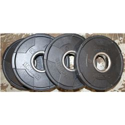 LOT OF 4 HAMMER STRENGTH 5LB FREE WEIGHTS