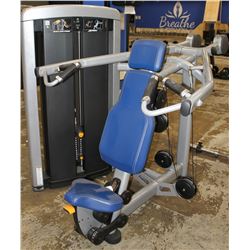 LIFE FITNESS SHOULDER PRESS WITH 160LBS INTERNAL