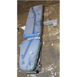 ADJUSTABLE BENCH, DAMAGE TO UPHOLSTERY